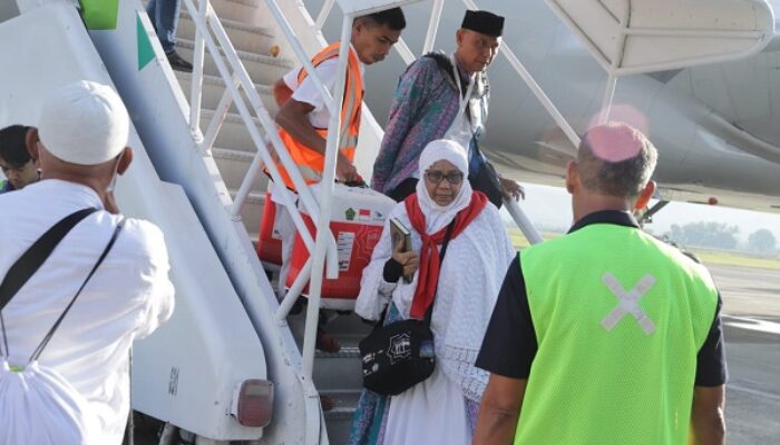 Jamaah Haji Aceh Kloter 02 Tiba Di Banda Aceh
