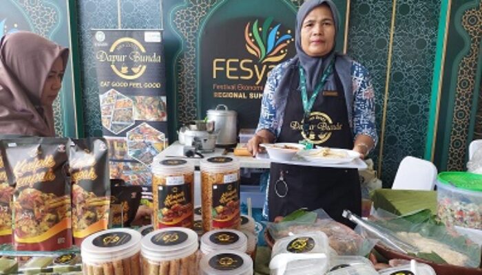Ikut FESyar Dapur Bunda Morin Tawarkan Menu Kuliner Khas Medan