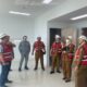 DIREKSI RSU Haji Medan melakukan mock up (pengecekan) ke lokasi pembangunan Gedung Tower 1. Waspada/ist