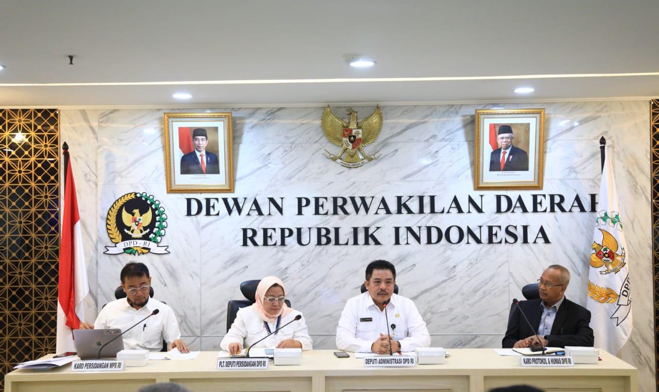Setjen DPD, MPR dan DPR RI Matangkan Persiapan Penyelenggaraan Sidang Tahunan