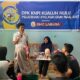 KEGIATAN pelatihan eyelash dan nail art yang digelar oleh DPK KNPI Kualih Hulu di Jalan Ahmad Marpaung, Kelurahan Kualuh Hulu, Kecamatan Aek Kanopan, Kabupaten Labuhanbatu Utara Sumut, Sabtu (15/7). Waspada/ist