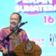 SEKDAPROVSU Arief S. Trinugroho, menyampaikan sambutan saat menutup PRSU ke-49 tahun 2023. Waspada/Ist
