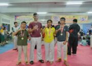 Atlet Kungfu Samosir Sabet 2 Emas
