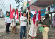 Sambut HUT Kemerdekaan RI, PKB Kota Medan Bagi-Bagi Bendera ke Masyarakat