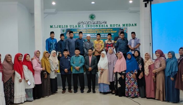 MUI Kota Medan Gelar Pelatihan Pembelajaran Tahsin Quran Bagi Guru RA