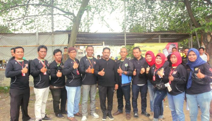 Rahudman Harahap Buka Turnament Mini Soccer Ojol Garda Sumut di SSB Patriot
