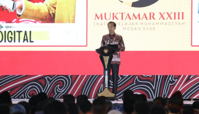 Jokowi Buka Muktamar Ikatan Pelajar Muhammadiyah di Deli Serdang