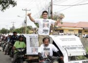 Ganjar Milenial Silaturahmi dan Konvoi Bersama 1.000 Pengemudi Becak Motor di Medan