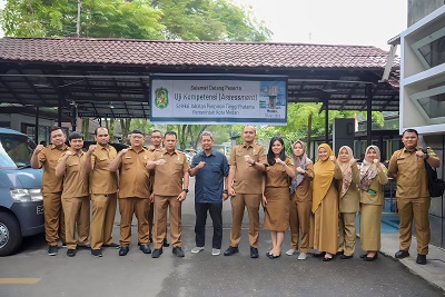 Pemko Medan melalui Badan Kepegawaian dan Pengembangan Sumber Daya Manusia (BKPSDM) melaksanakan Uji Kompetensi (Assesssment) Seleksi Jabatan Pimpinan Tinggi Pratama Pemko Medan, Senin (31/7) di Pusat Sistem Informasi Universitas Sumatera Utara (USU). Waspada/Ist