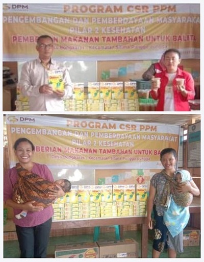 PT DPM terus berkomitmen mendukung pengentasan stunting dan TBC di Provinsi Sumatera Utara, khusunya di Kab. Dairi. Waspada/Ist