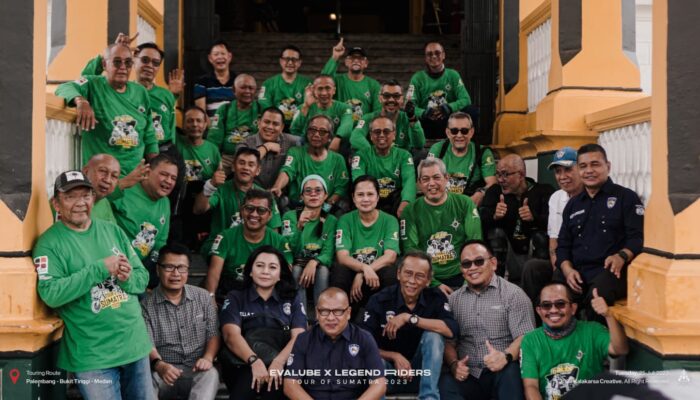 Evalube Kembali Kolaborasi Dengan Para Legenda Otomotif Jelajahi Sumatera