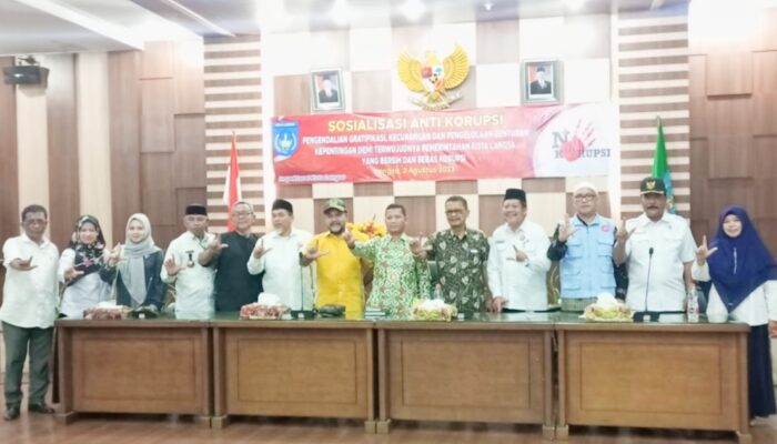Pemko Langsa Sosialisasi Anti Korupsi
