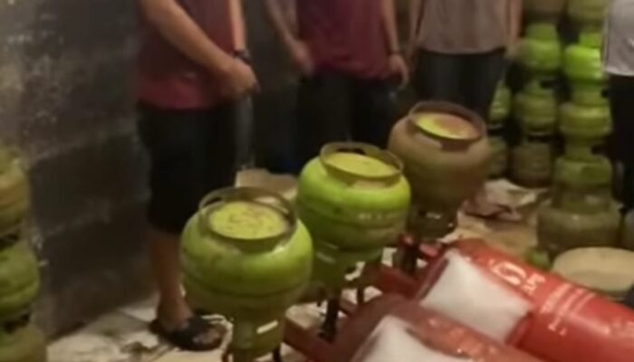 3 Pekerja Pengoplosan Gas Subsidi Ditahan Poldasu