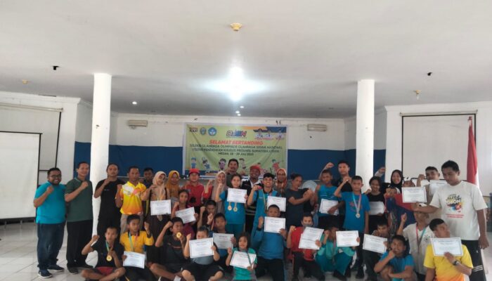 SLB Negeri Pembina Juara Umum Seleksi O2SN SLB Se-Sumut