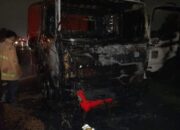 Ban Pecah, Penyebab Truk Tangki PT Elnusa Ludes Terbakar Di Tol Belmera