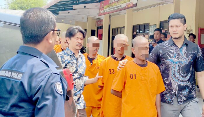 Polisi Tangkap Kawanan Pencuri Kabel PLN Di Pidie