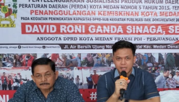 Sosperda Penanggulangan Kemiskinan, David Roni G Sinaga Harap Seluruh Hak Warga Terpenuhi
