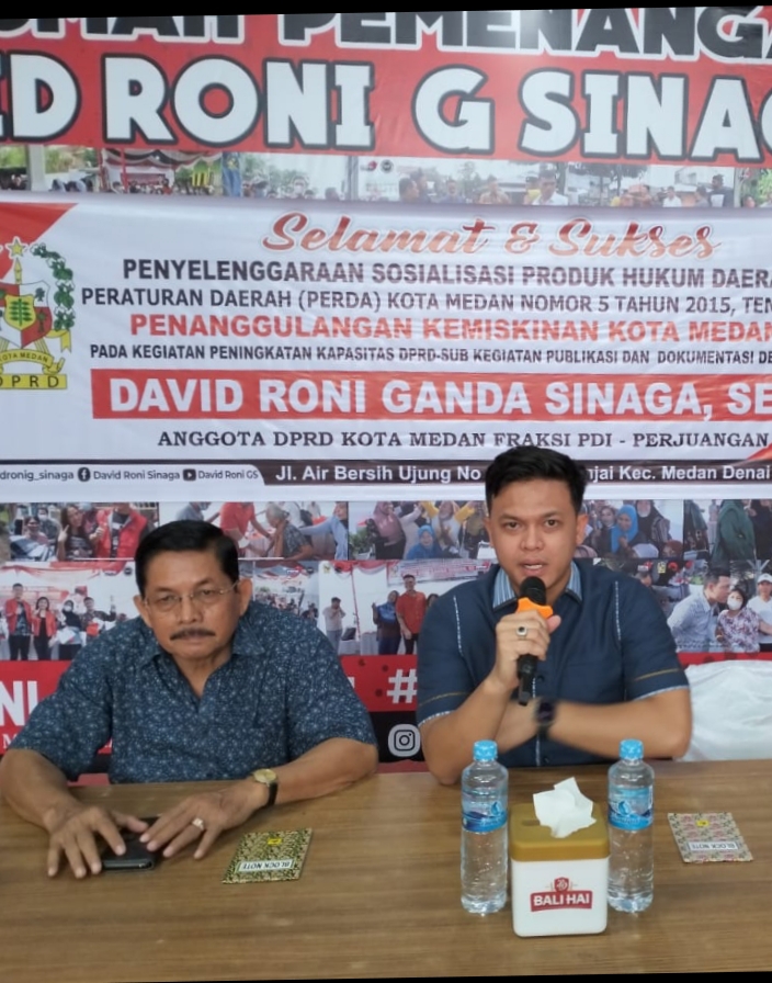 Sosperda Penanggulangan Kemiskinan, David Roni G Sinaga Harap Seluruh Hak Warga Terpenuhi