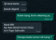 WA Ketua PWI Aceh Barat Kena Hacker: Jangan Layani