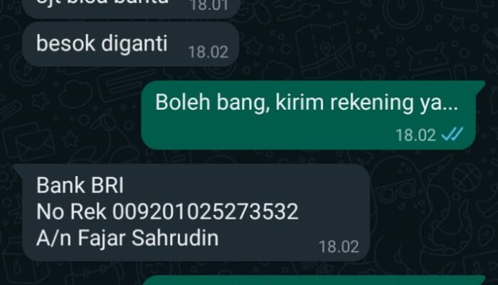 WA Ketua PWI Aceh Barat Kena Hacker: Jangan Layani