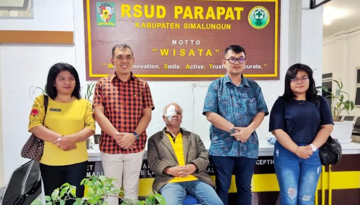 Operasi Katarak Perdana Di RSUD Parapat Sukses