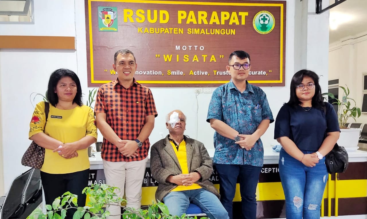 Operasi Katarak Perdana Di RSUD Parapat Sukses