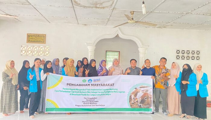 Kelompok Peternak Sapi Dilatih Monitoring Fase Pertumbuhan Berbasis Web