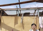 Puluhan Rumah Di Kelurahan Lalang Terkena Angin Puting Beliung