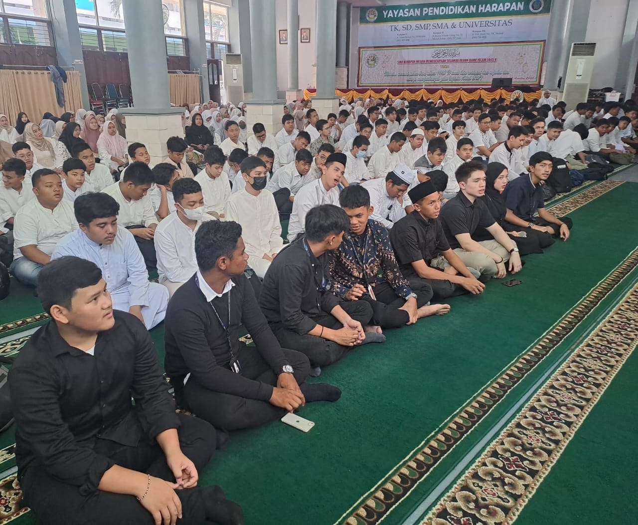 Semarakkan Tahun Baru Islam 1445 H, SMA Harapan Medan Gelar Tausiah Dan Dzikir
