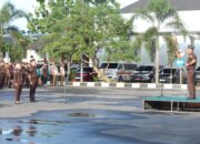 Apel Pagi, Kajati Sumut Idianto : Prestasi Sangat Erat Kaitannya Dengan Disiplin