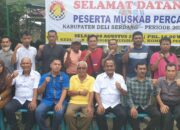 Dedy Syahputra Pimpin Percasi Deliserdang