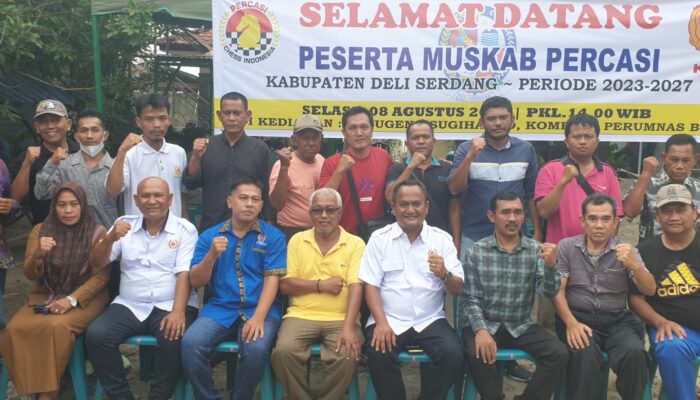 Dedy Syahputra Pimpin Percasi Deliserdang