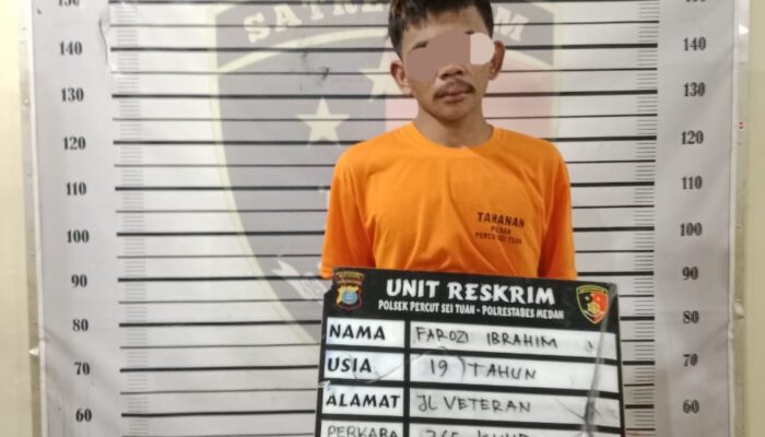 Polsek Percut Seituan Tembak Perampok Bersajam