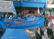PD F SPKSI-SPSI Sumut Gelar Demo Di DPRD Sumut, Desak Pemerintah Cabut UU Ciptaker