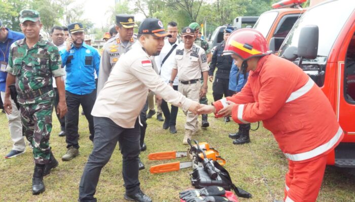 Antisipasi Dampak Elnino, Pj Bupati Iswanto Kembali Gelar Apel Karhutla