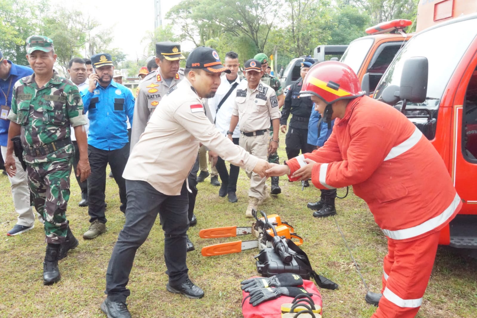 Antisipasi Dampak Elnino, Pj Bupati Iswanto Kembali Gelar Apel Karhutla
