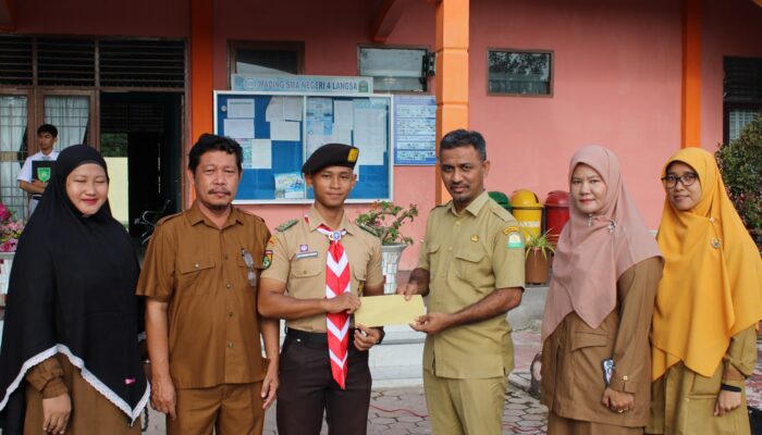 SMAN 4 Langsa Kirim Peserta Raimuna Pramuka Tingkat Nasional
