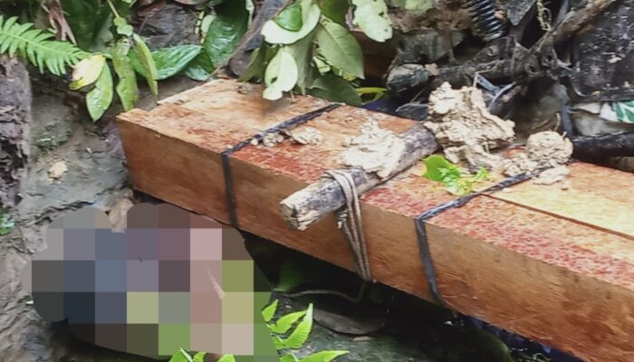 Heboh, Mayat Tertimpa Sepedamotor Ditemukan Di Desa Jambo Labu