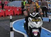 Kapolres P. Siantar Luncurkan Sirkuit S Praktek SIM C Baru