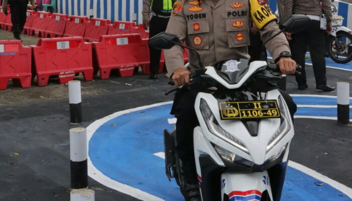 Kapolres P. Siantar Luncurkan Sirkuit S Praktek SIM C Baru