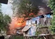7 Rumah Di Bantaran Sungai Deli Terbakar