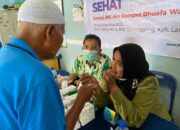 JNE Medan Bersama DD Waspada Gelar Pelayanan Sehat Di Desa Jaring Halus