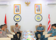 Danlantamal Terima Kunjungan Kapolres Pelabuhan Belawan