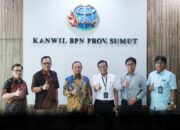 PLN Regional Sumatera Utara, kembali melakukan koordinasi dengan Badan Pertanahan Nasional (BPN) Sumut, Kamis (10/8/2023).