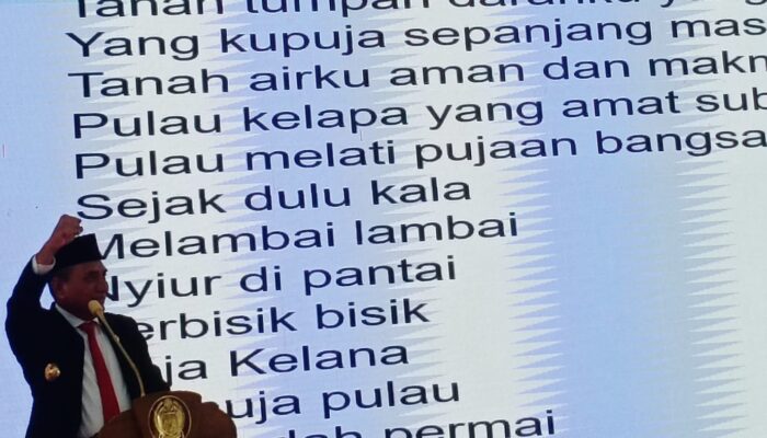 Lagu Rayuan Pulau Kelapa Tutup Pidato Gubsu Temu Ramah