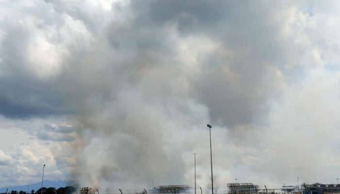 Heboh, Area Cluster 1 PGE Terbakar