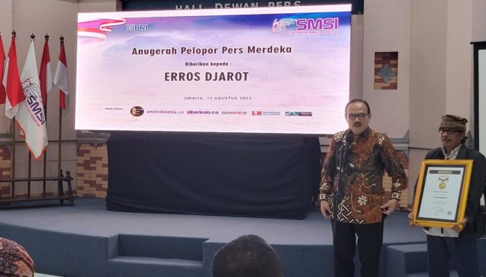 Budayawan Erros Djarot: Saya Kira Orang Pers Sudah Tak Punya Nyali