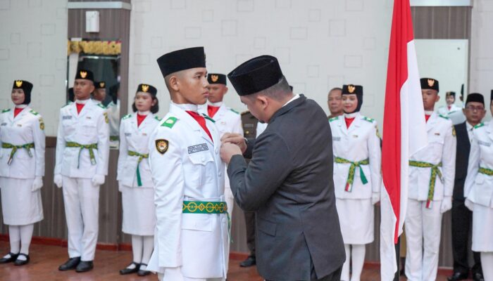Kukuhkan 42 Anggota Paskibraka, Bobby Nasution: Jadikan Diri, Keluarga & Sekolah Banggga