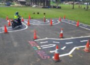 Ujian Peraktik SIM C Di Satpas Polres Binjai Terapkan Huruf S