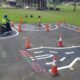 Ujian Peraktik SIM C Di Satpas Polres Binjai Terapkan Huruf S